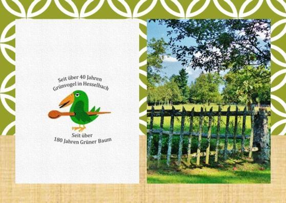 Gruenvogels Landgasthof Zum Gruenen Baum Oberzent Bagian luar foto